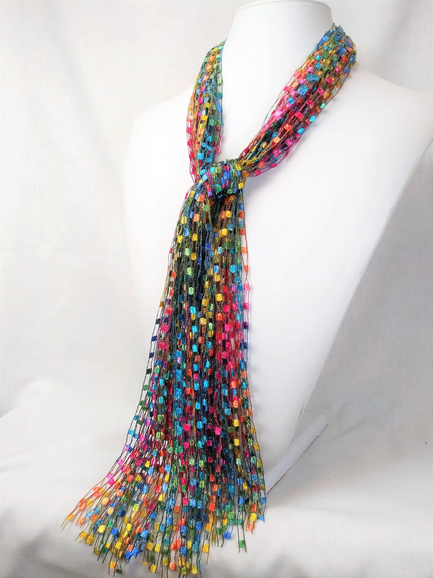 Ribbon Scarf - Multicolor Brights