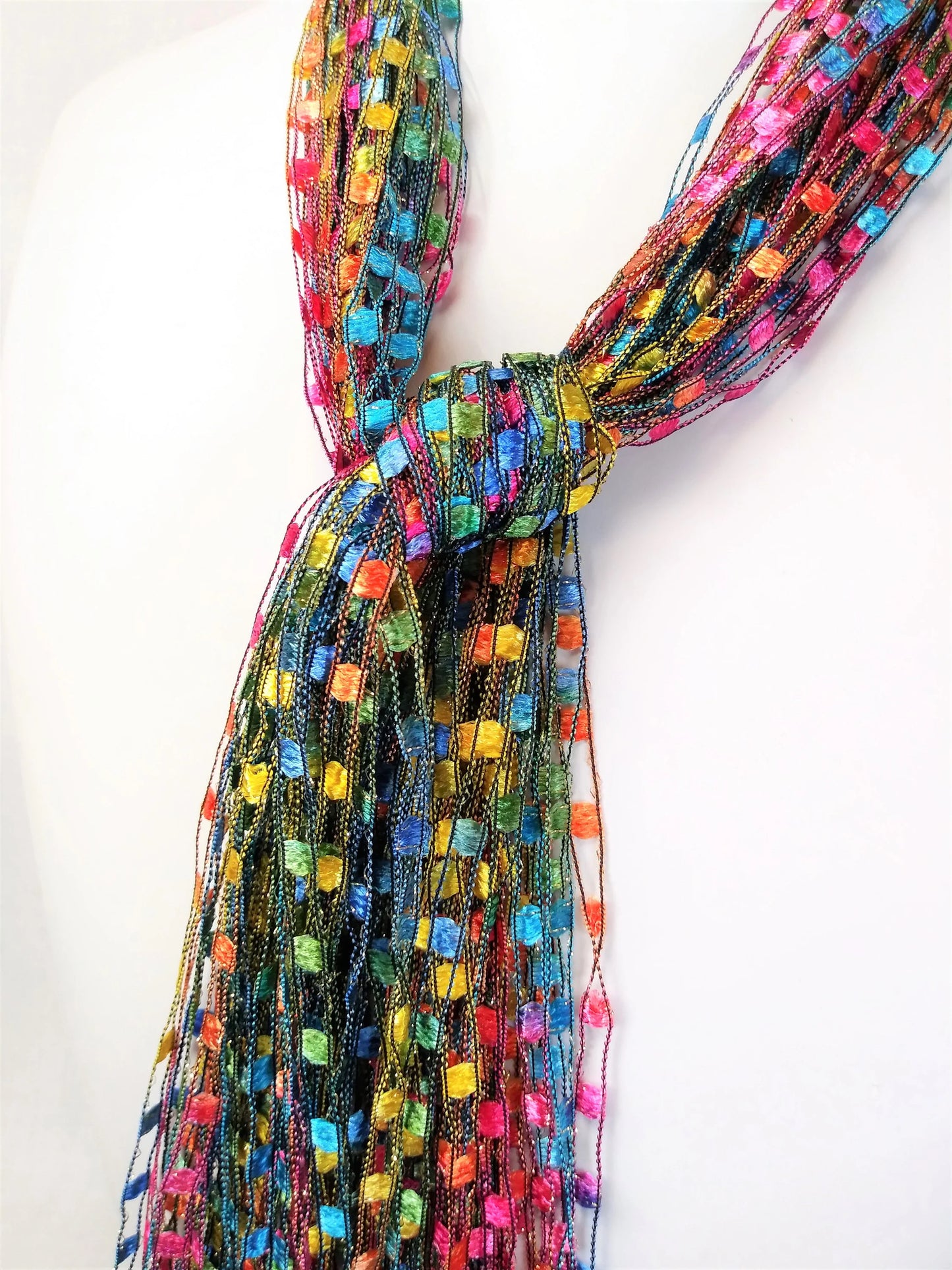 Ribbon Scarf - Multicolor Brights