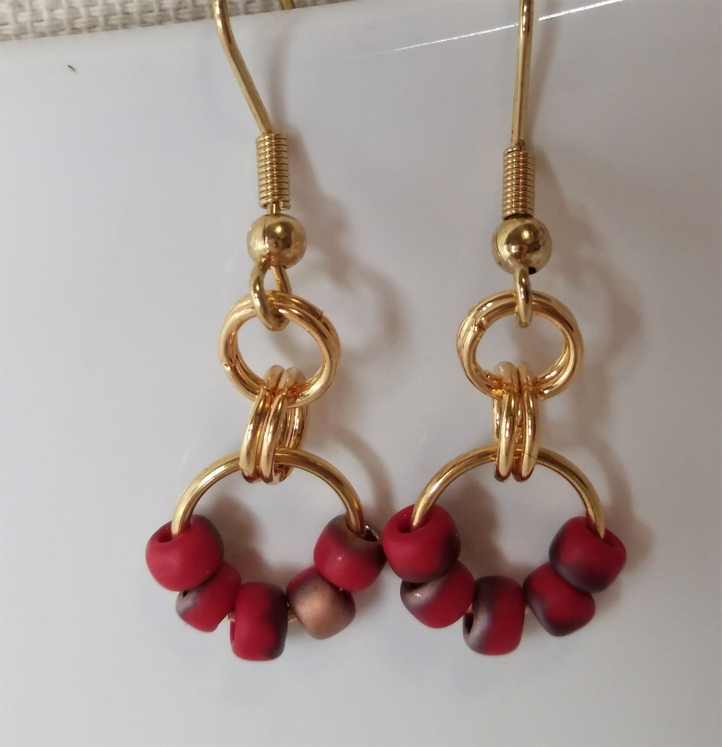 Fiesta Earrings - Red