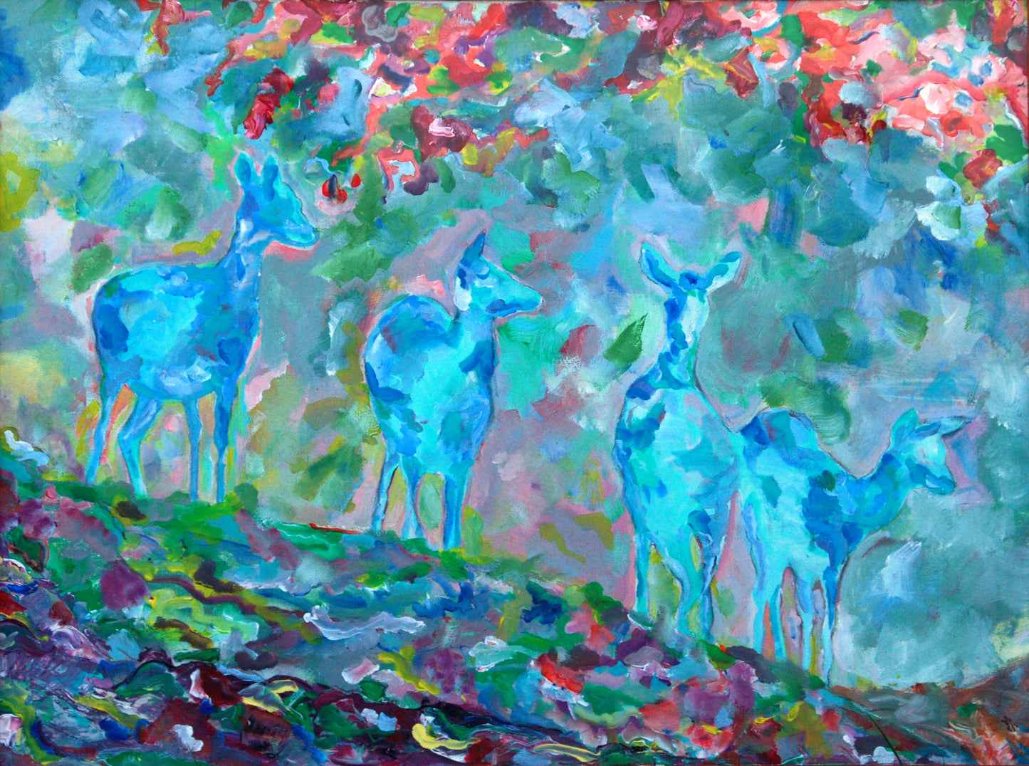 The Deer Art Print